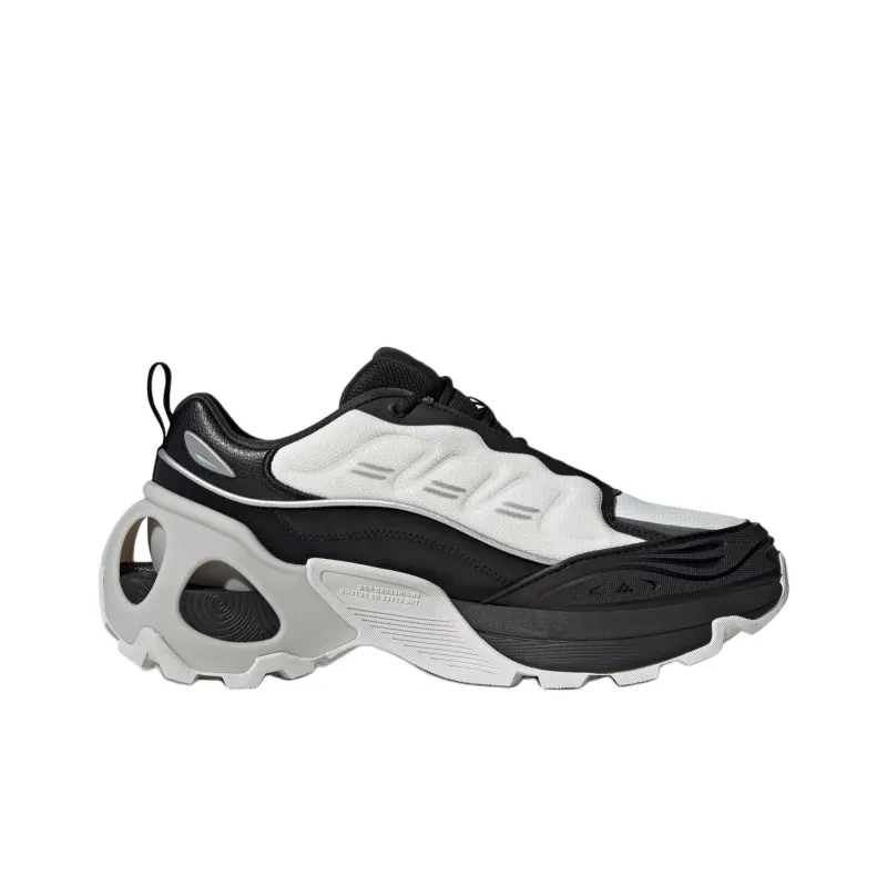 Adidas Wonder Runner Anti Slip Wear Resistant Low Top Running Shoes Unisex Black White-1