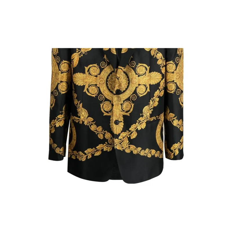 VERSACE SS23 Jackets Coats Men's Black-6