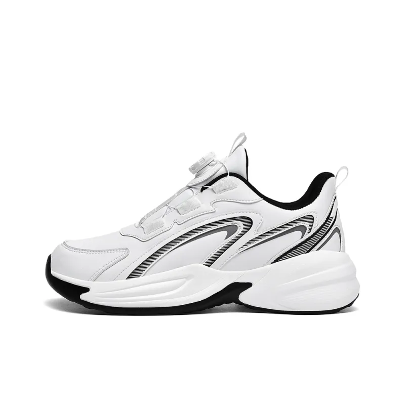 Black tailed Deer Cushioning Slip Resistant Coverage Mid Top Casual Running Shoes Unisex-14