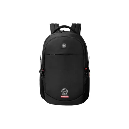 SUISSEWIN Polyester Backpack Regular Unisex Black