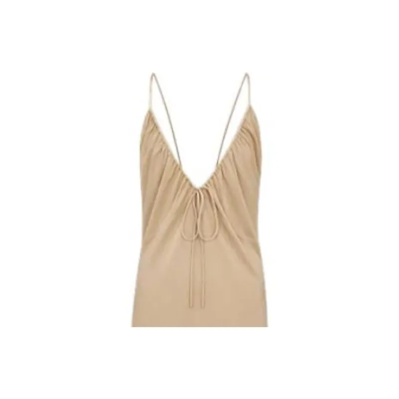 DIOR FW24 Slip Dress Women's Beige-6