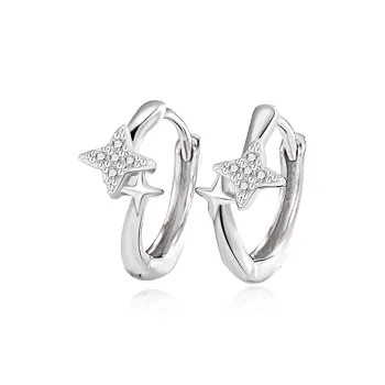 Chongqing Gold Store S999 Fine Silver Earrings Women's
