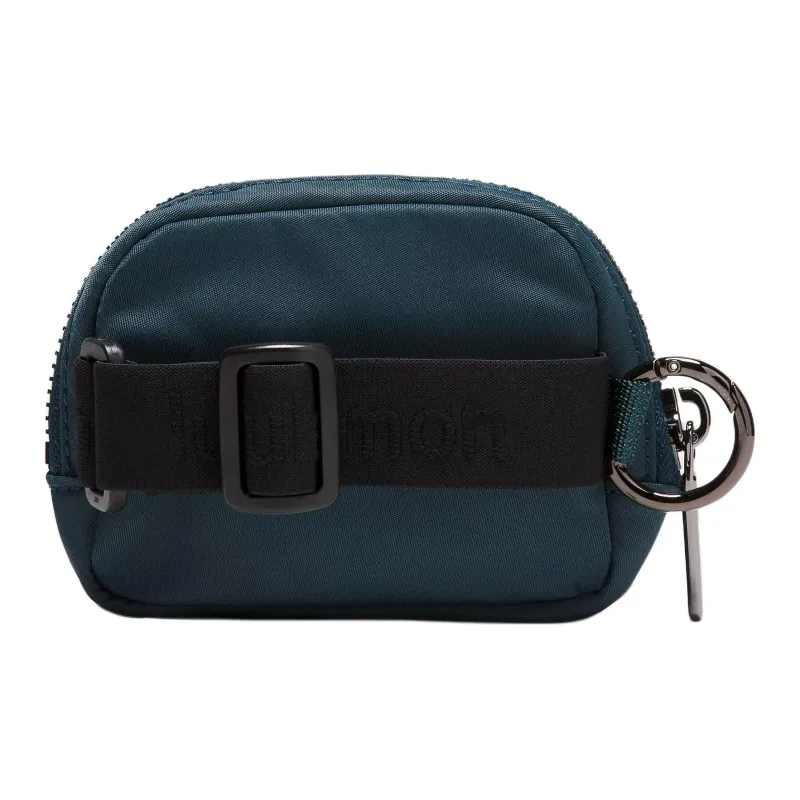 Lululemon Everywhere Nylon Coin Purse Regular Unisex Twisted Cyan/Black-2