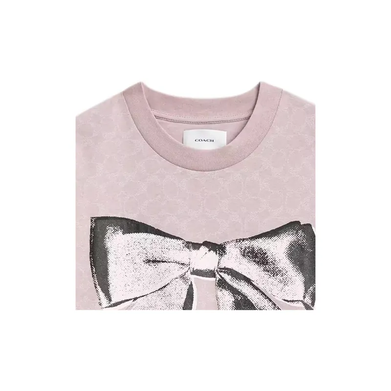 COACH T Shirts Women's Pink-3