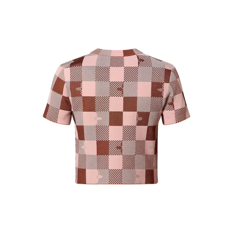 LOUIS VUITTON SS23 T Shirt Women's Rose Red-1