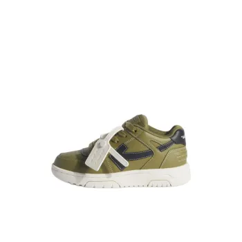 OFF-WHITE Out Of Office Low-Top Kids Lifestyle Shoes Green Kids'