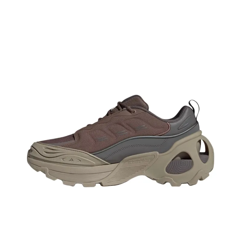Adidas Anti Slip Wear Resistant Low Top Casual Running Shoes Unisex Brown-2