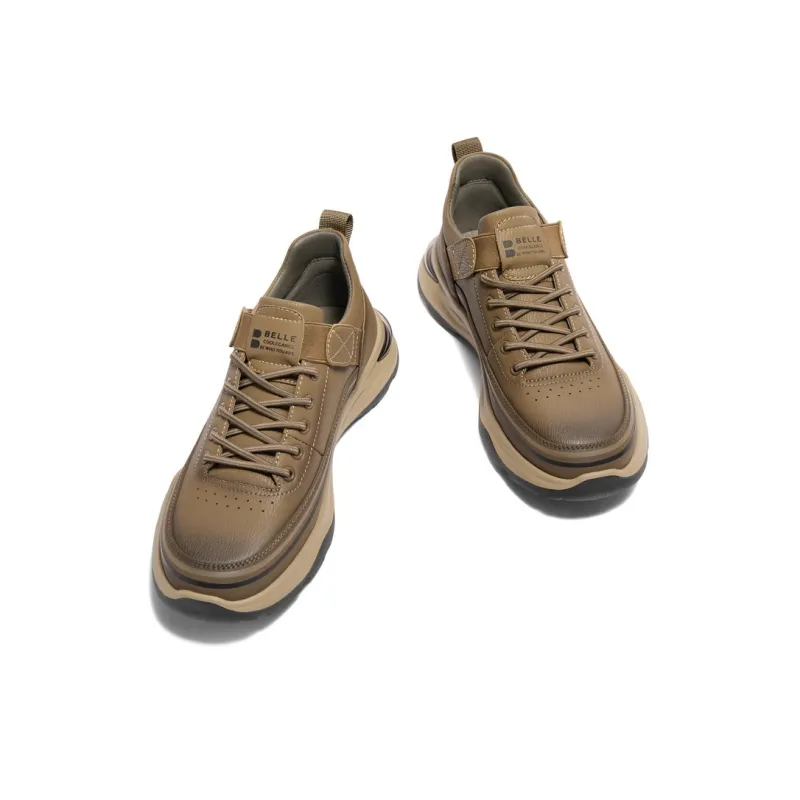 BELLE Work Boots Men's Black Khaki-3