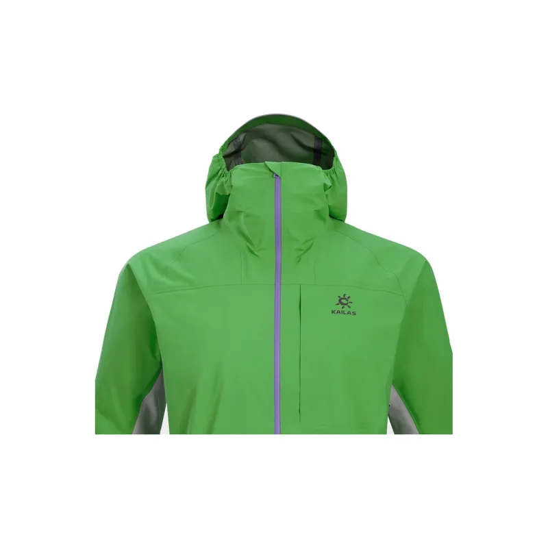 KAILAS FUGA AERO Proud Cloud GTX Water-Resistant Windbreaker Jacket Women's Bishan Green-3
