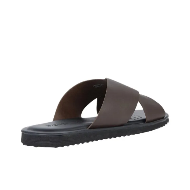 GEOX Erice Slip-Resistant Slide Slippers Men's Brown-3