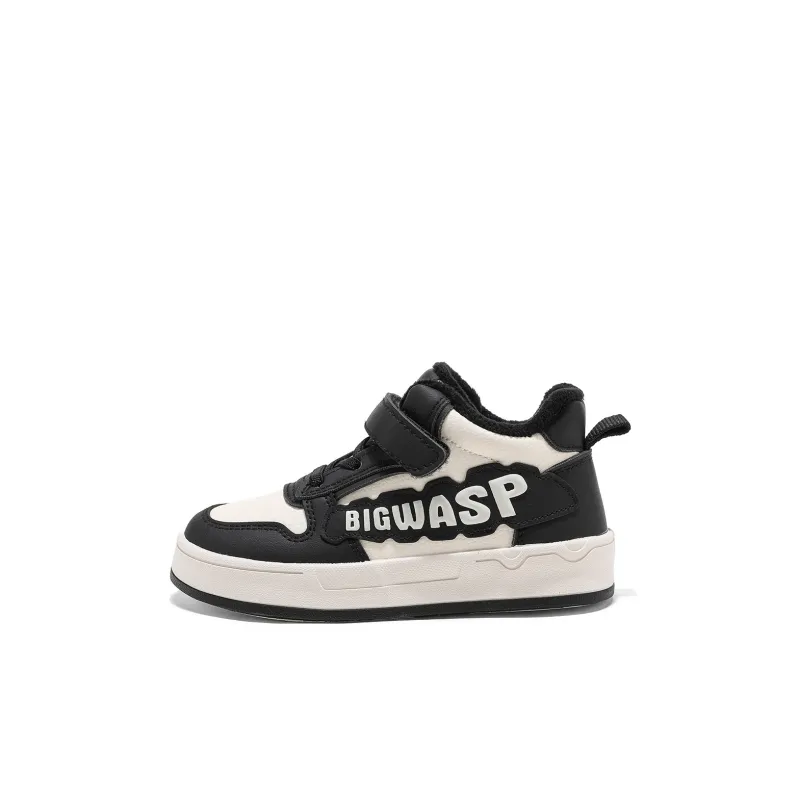 BIG WASP Wear Resistant Lightweight Cushioning Warm Mid Top Kids Lifestyle Shoes Kids'-12