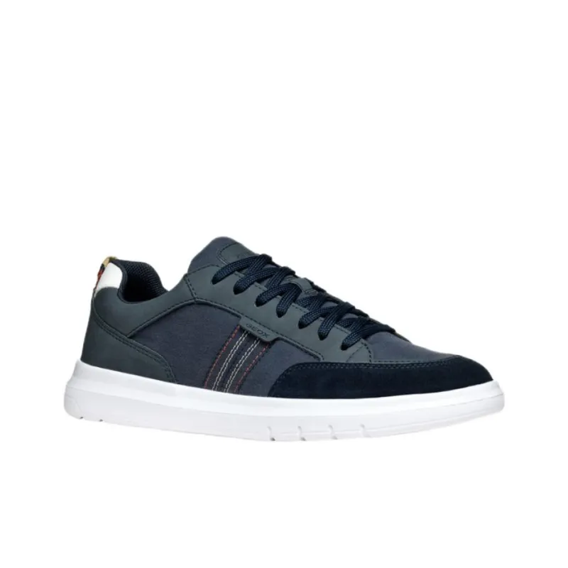 GEOX Merediano Anti-Slip Wear-Resistant Low-Top Casual Shoes Men's Marine Blue-1
