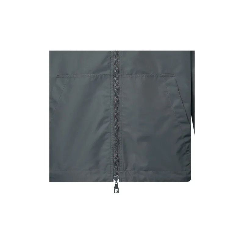 LOUIS VUITTON Damier Jacquard Reversible Nylon Windbreaker-2