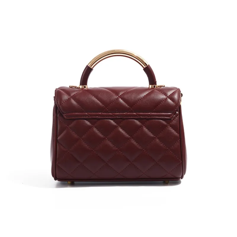 MISS GAIL Synthetic Leather Handbag Shoulder Bag Crossbody Bag Regular Women's Red-12