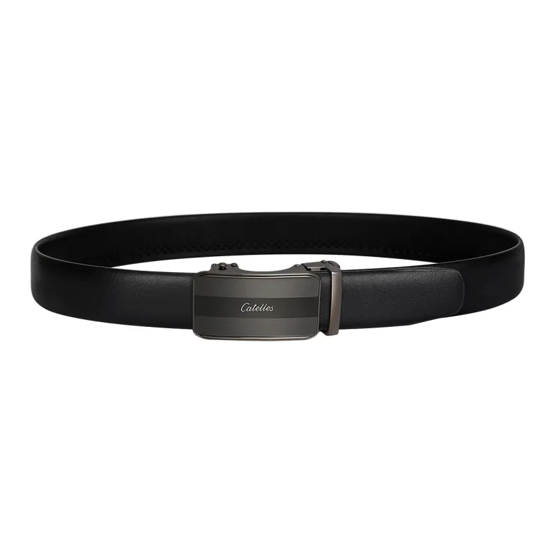 CATELLES Top Grain Cow Leather Leather Belts Men's 3.5cm-3