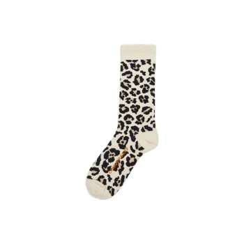Converse Egglet Mid-Calf Socks Unisex 1 Pack Leopard Print