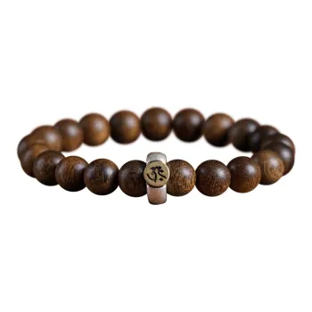 FANGYUANXIAOFU Fragrance Enhancer, Agarwood Single Wrap, Beaded Bracelet Unisex