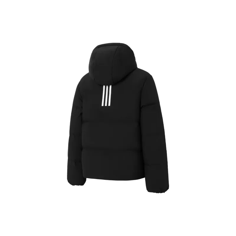 Adidas Down Jacket Women's Black Comes With Necklace-1