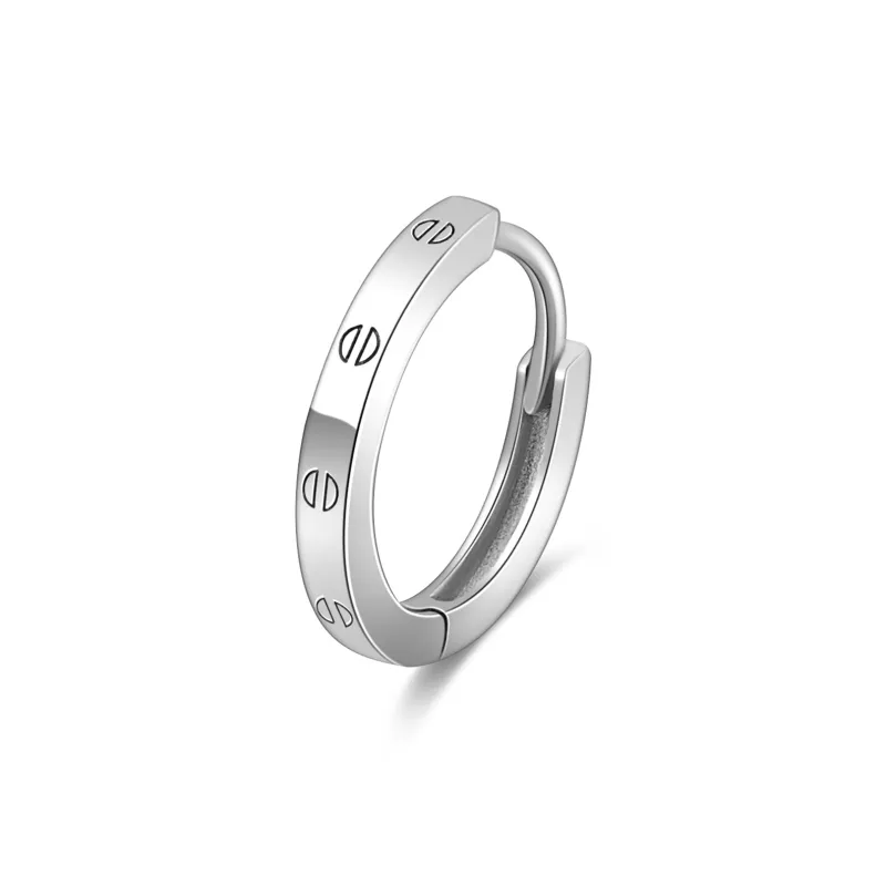 ENFANTIN S999 Fine Silver Earrings Unisex-6