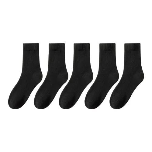 MIIOW Mid Calf Socks Men's 5 Pack