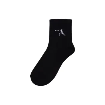Converse Jack Purcell Mid-Calf Socks Unisex 1 Pack Black