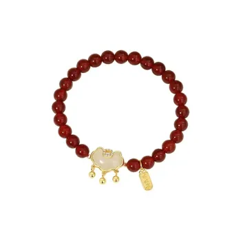 KING TAI SANG Agate Bracelets Unisex
