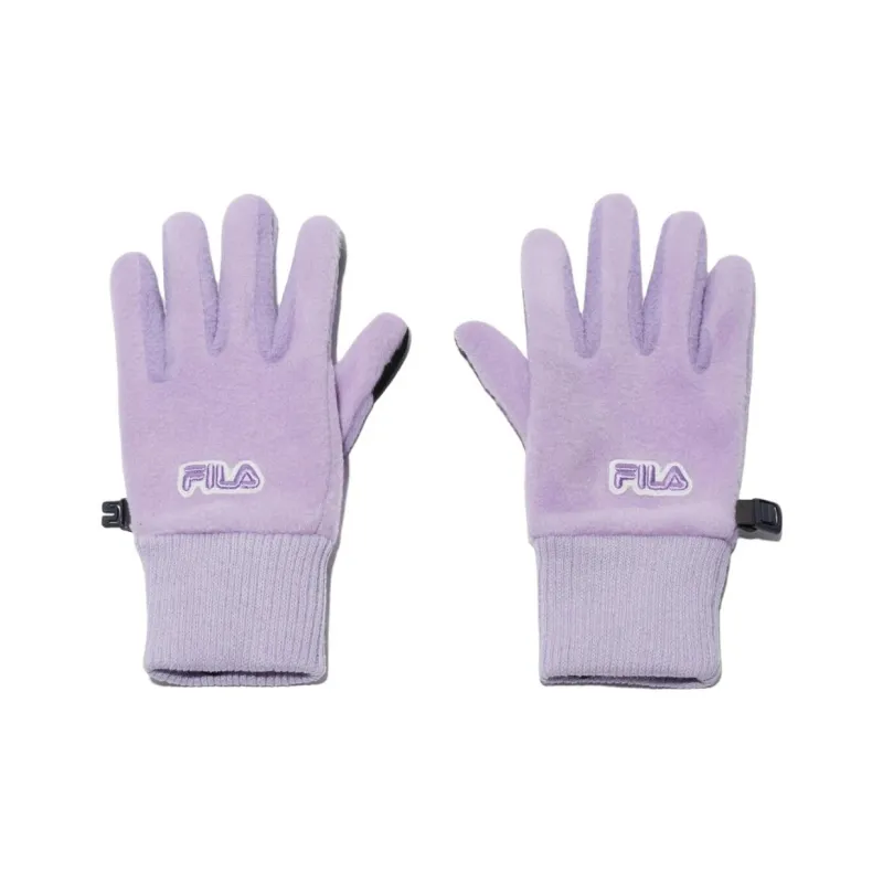 FILA Wool Knit Gloves Kids' Purple-0