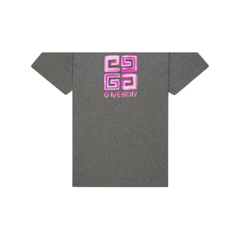 Givenchy 4G Logo Crewneck T Shirt-5