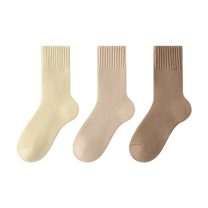 XXLLG Mid Calf Socks Women's 3 Pack-8