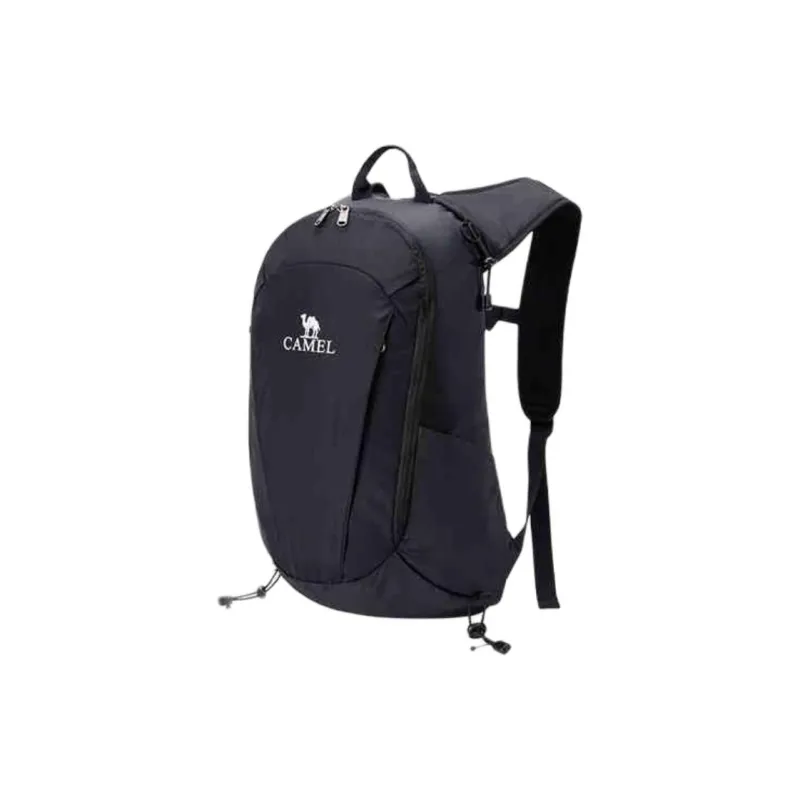 CAMEL Fabric Backpack Regular Unisex Black-1