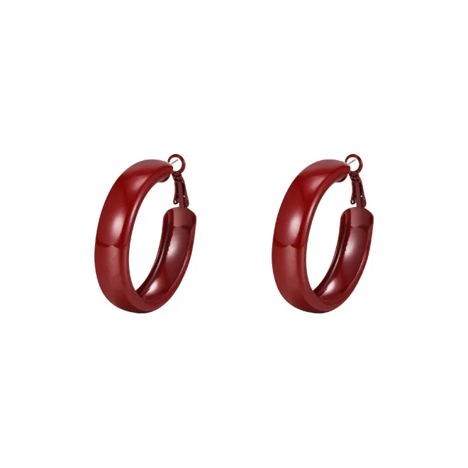 Peach Tea Copper Earrings Women's-0
