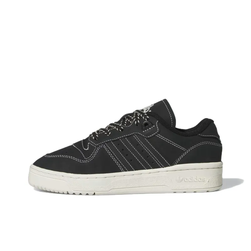 Adidas Rivalry Low Core Black Ivory Sand Strata Women's-0