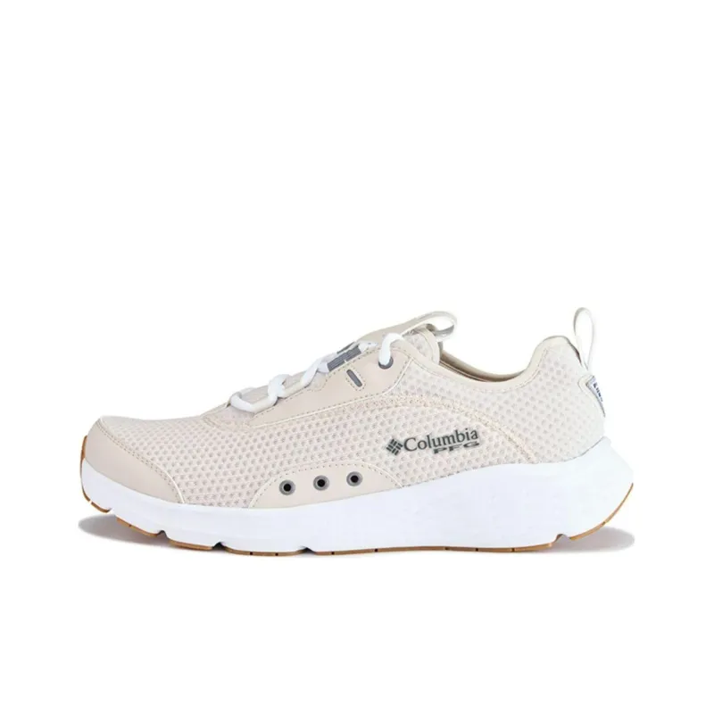 Columbia Anti Slip Wear Resistant Low Top Outdoor Shoes Men's White Gray-0