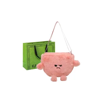 KARUISHA Faux Fur Crossbody Bag, Shoulder Bag Women's Khaki/White/Pink/Black