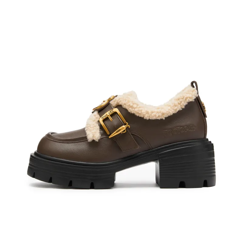 FENGKUANGDONGWUCHENG x Teenmix Zootopia Comic Leg Mary Jane Loafers 7cm Women's-21