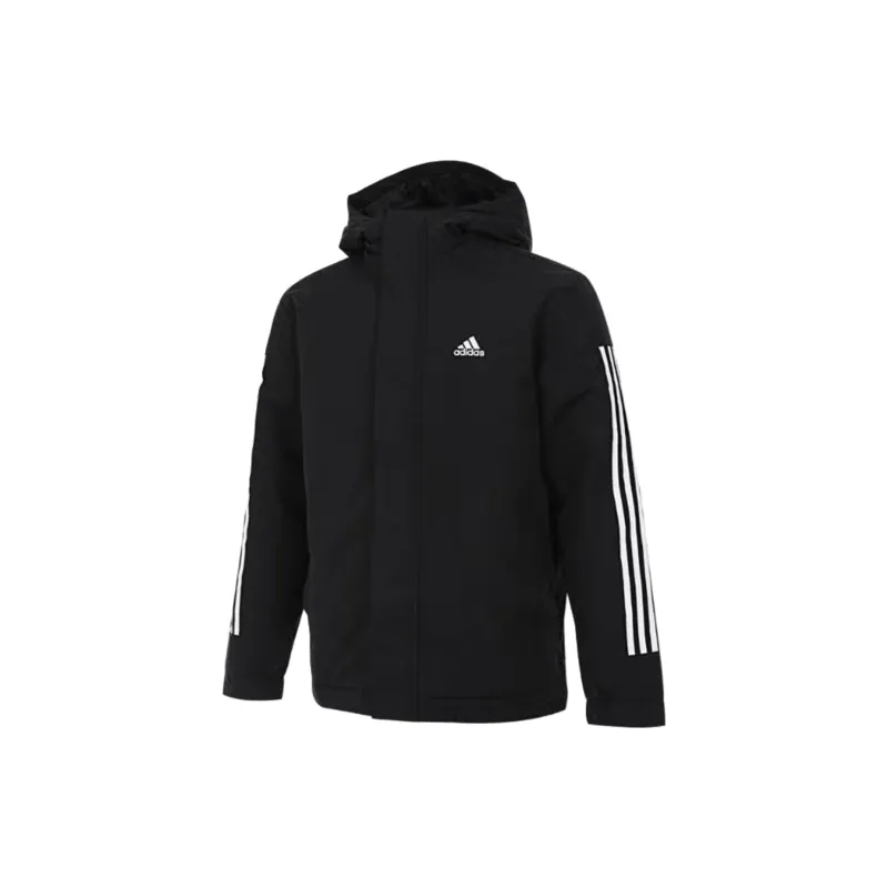 Adidas Down Jacket Unisex Black Comes With Bracelets-1