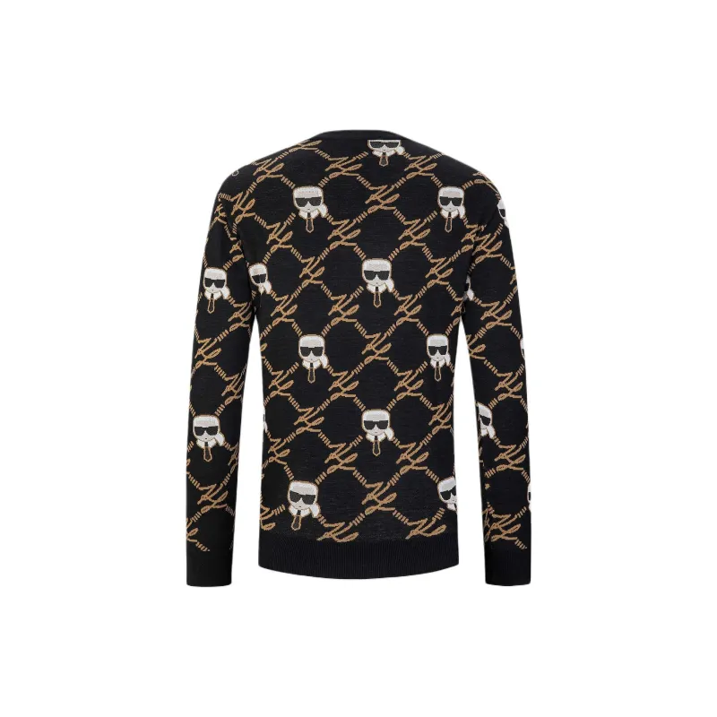 KARL LAGERFELD FW24 Sweater Men's Black-1