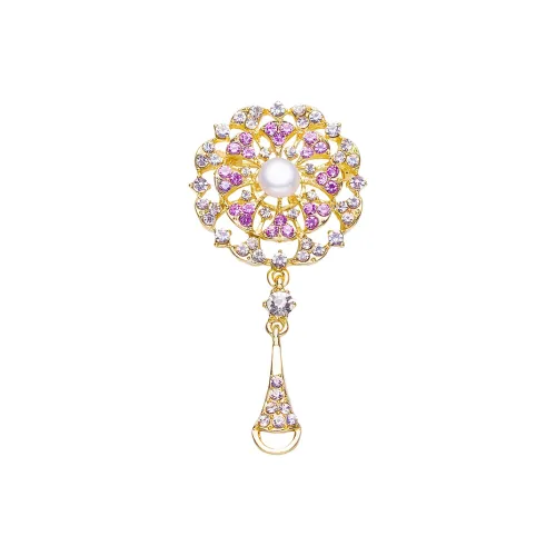 ZHENZHUAOMI Freshwater Pearl Brooches Women's