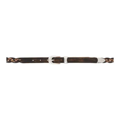 OUR LEGACY Leather Leather Belts Women's Black Width: 2CM
