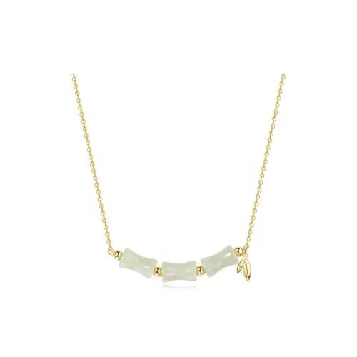 YUANYUXIANG Necklaces White Jade/Pale Greenish White Jade Women's