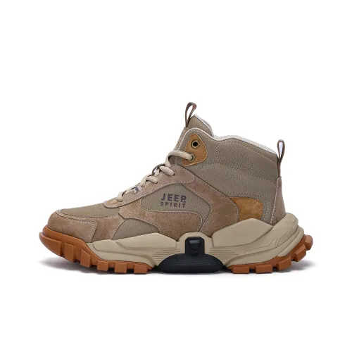 JEEP SPIRIT Short Outdoor Boots Men's Sandstone
