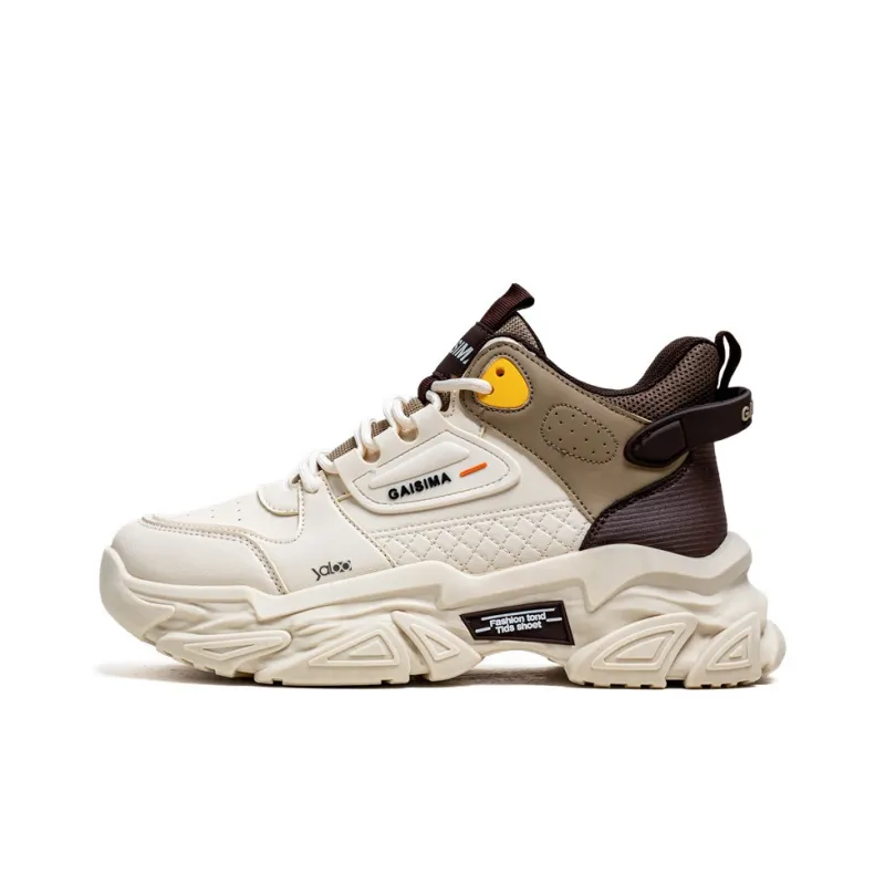 Yalu Shock Absorbers With Slip Resistant Features Low Top Casual Shoes Men's-4