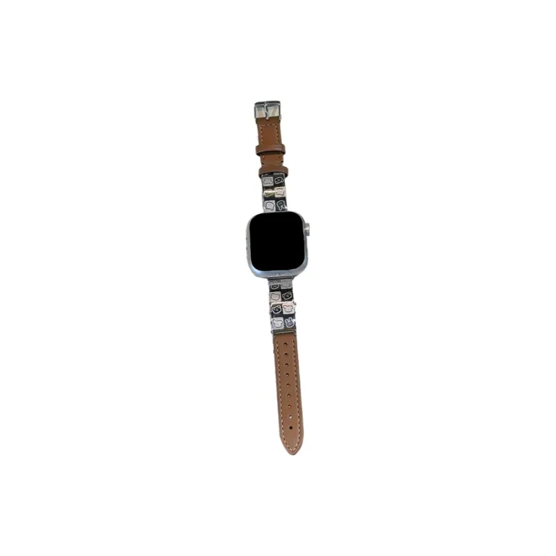 Warbler Dew Watch Band Apple Compatibility Stainless Steel Material-6