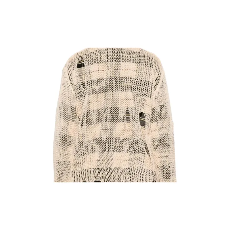 R13 Distressed Open knit Cardigan-5