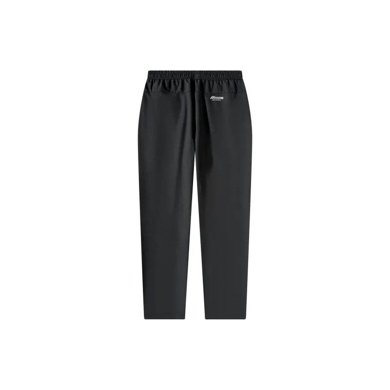 Mizuno Windbreaker Pants Unisex Black Comes With Necklace-2
