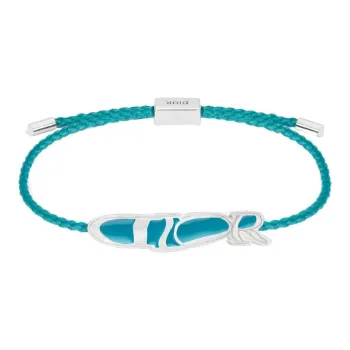 DIOR Brass, Polyester, Resin Bracelets Men's Blue