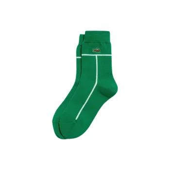 LACOSTE Mid Calf Socks Men's 1 Pack Green