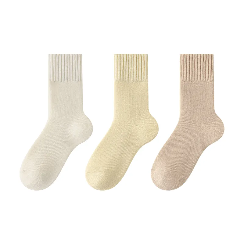 XXLLG Mid Calf Socks Women's 3 Pack-7