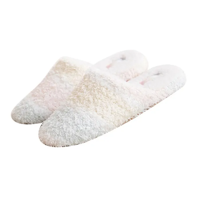 Art Halluci Gradient Soft Home Slippers Comfortable Casual Choice Creating A Warm Home Atmosphere-0