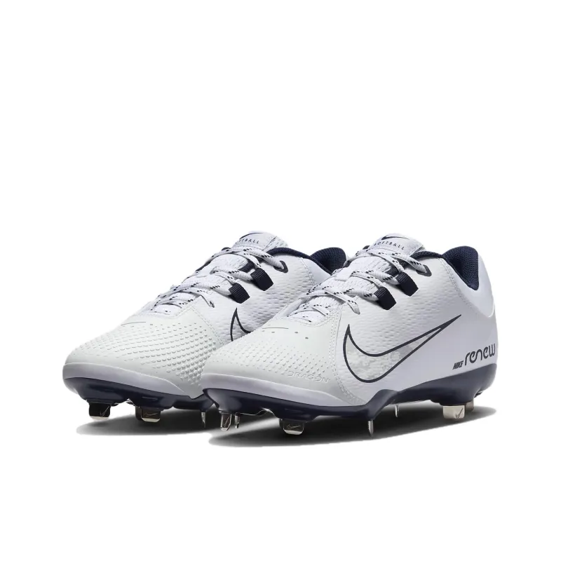 Nike Hyperdiamond 4 Pro White Midnight Navy Wolf Grey Women's-2